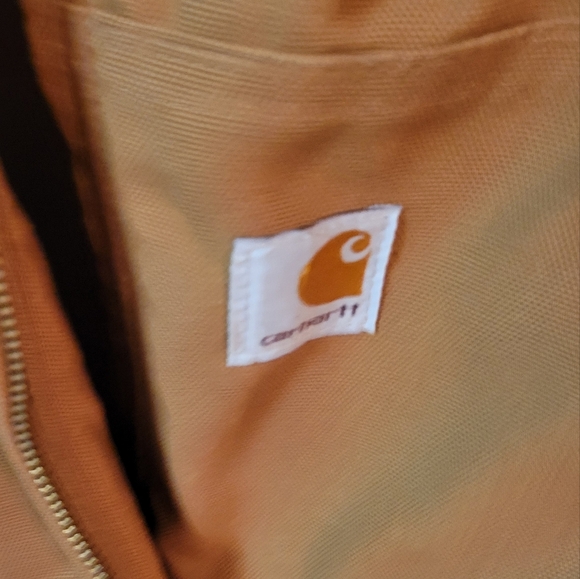 Carhartt Mens Flannel Lined Duck Active Jacket - Picture 8 of 16